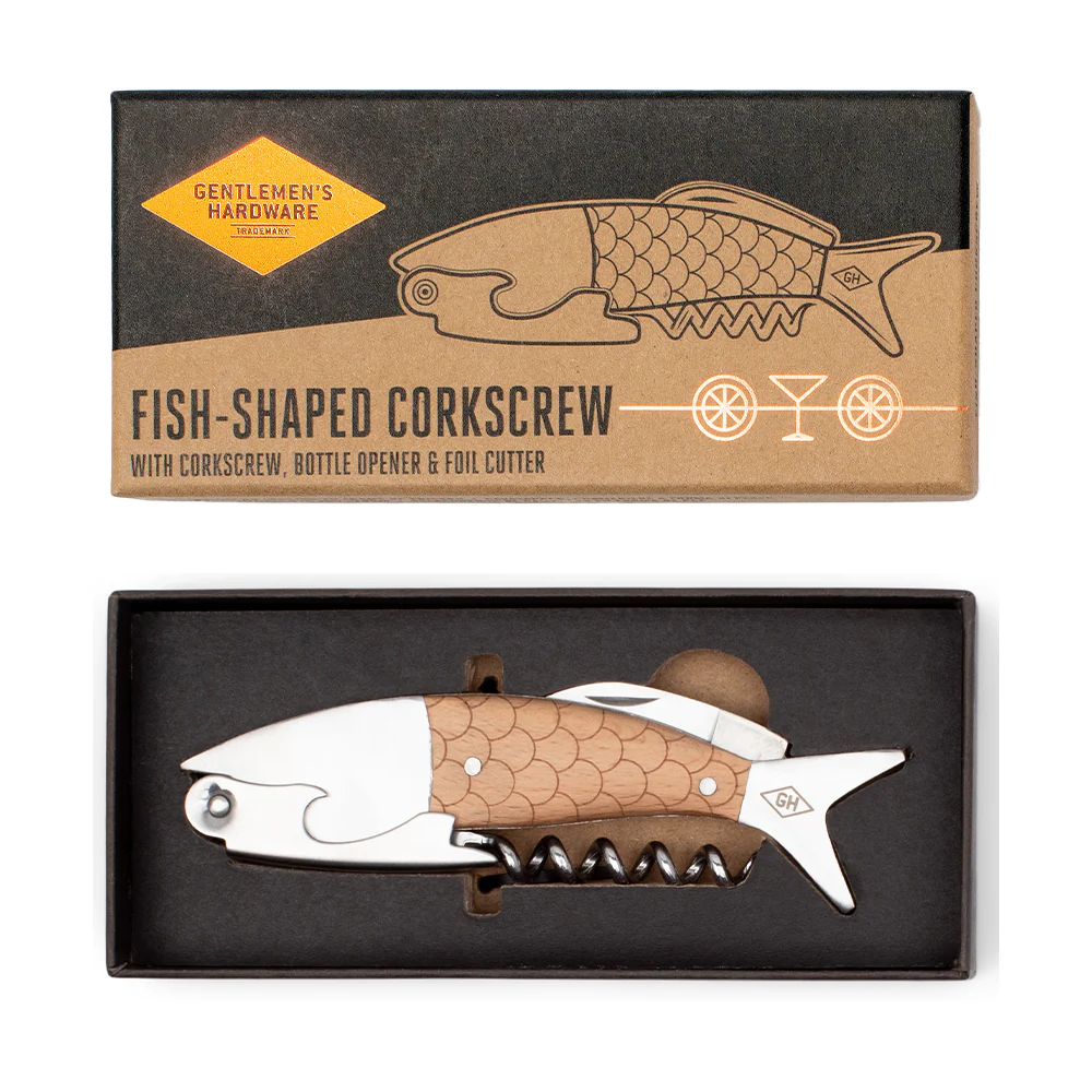 Fish-Shaped Corkscrew