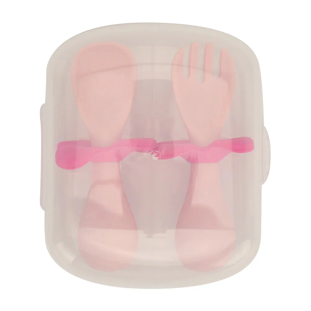 Flower Fork + Spoon Set - Pink - Image 4