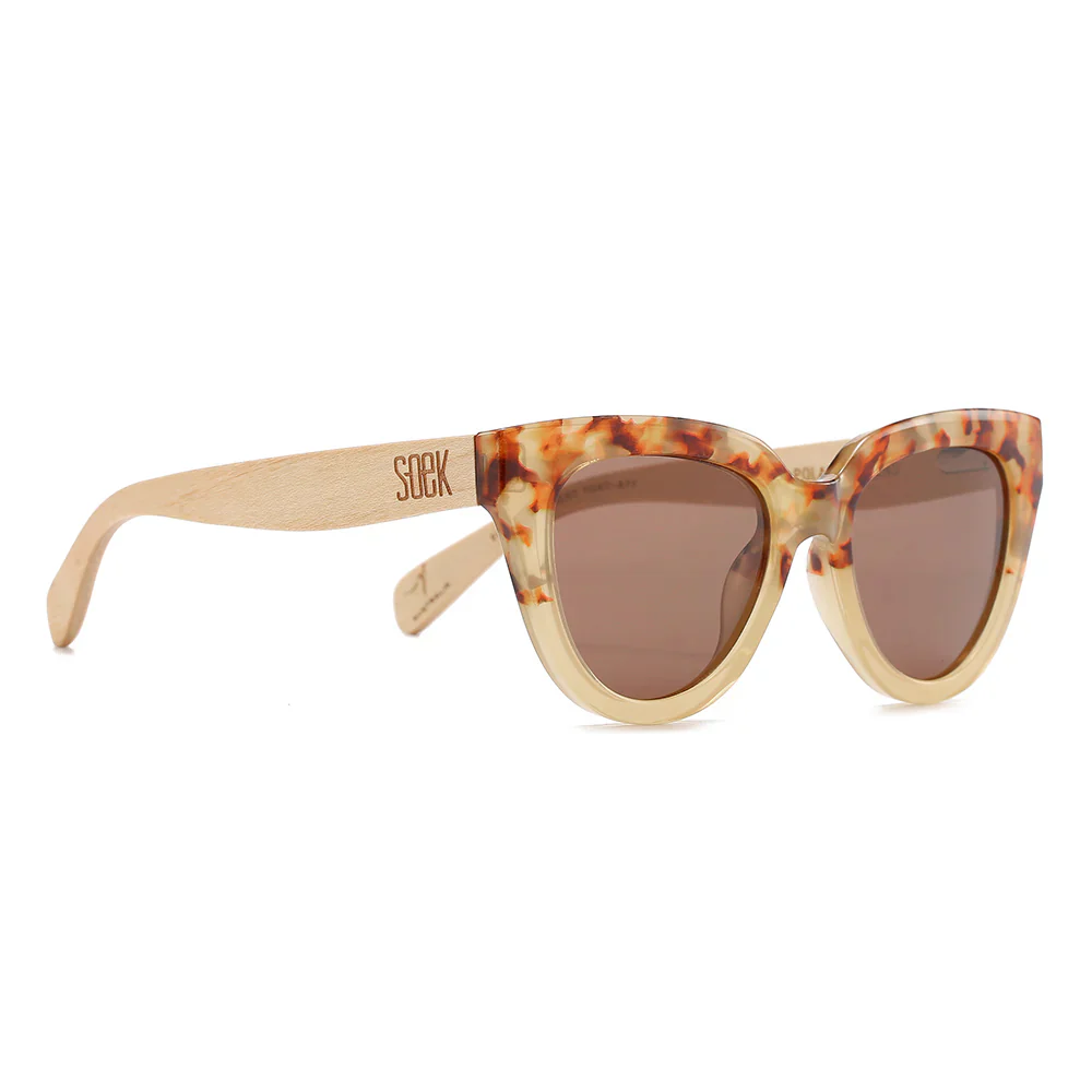 Flutter Desert Tort - Brown/White Maple