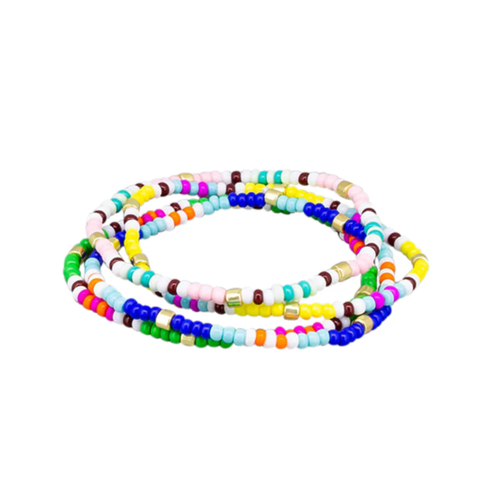 Four Set Beaded Bracelets - Image 3