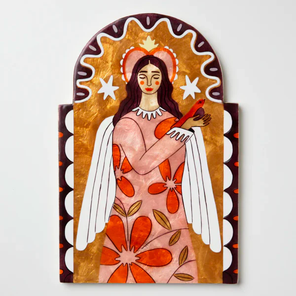 Gardienne Angel Mustard Wall Tile
