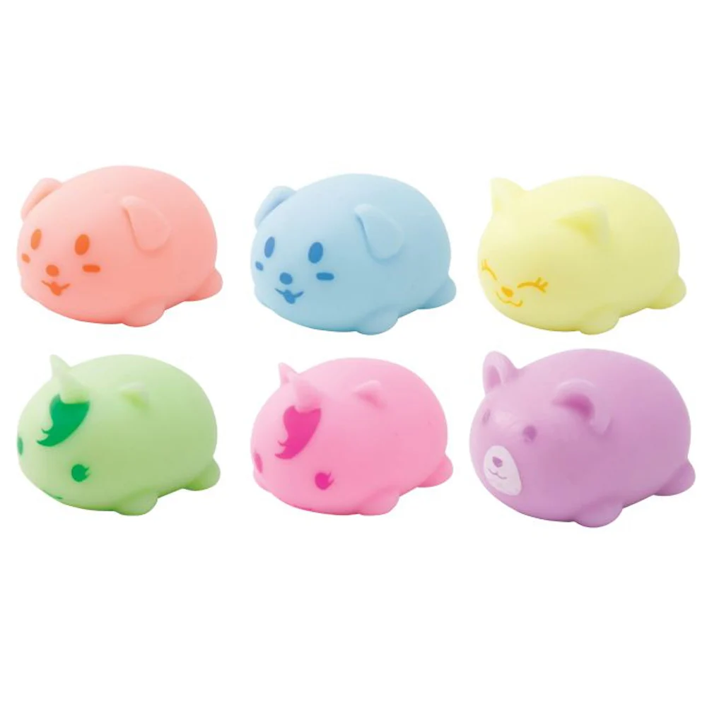 Glow in the Dark Squishy Pets - Assorted