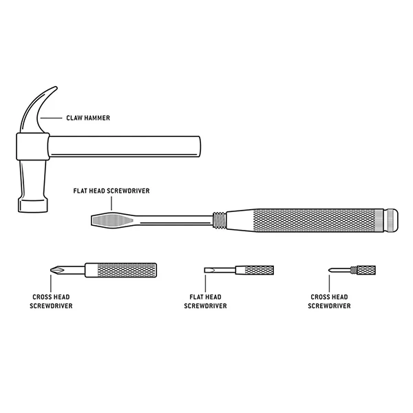 6 in 1 Hammer Multi-Tool - Image 4