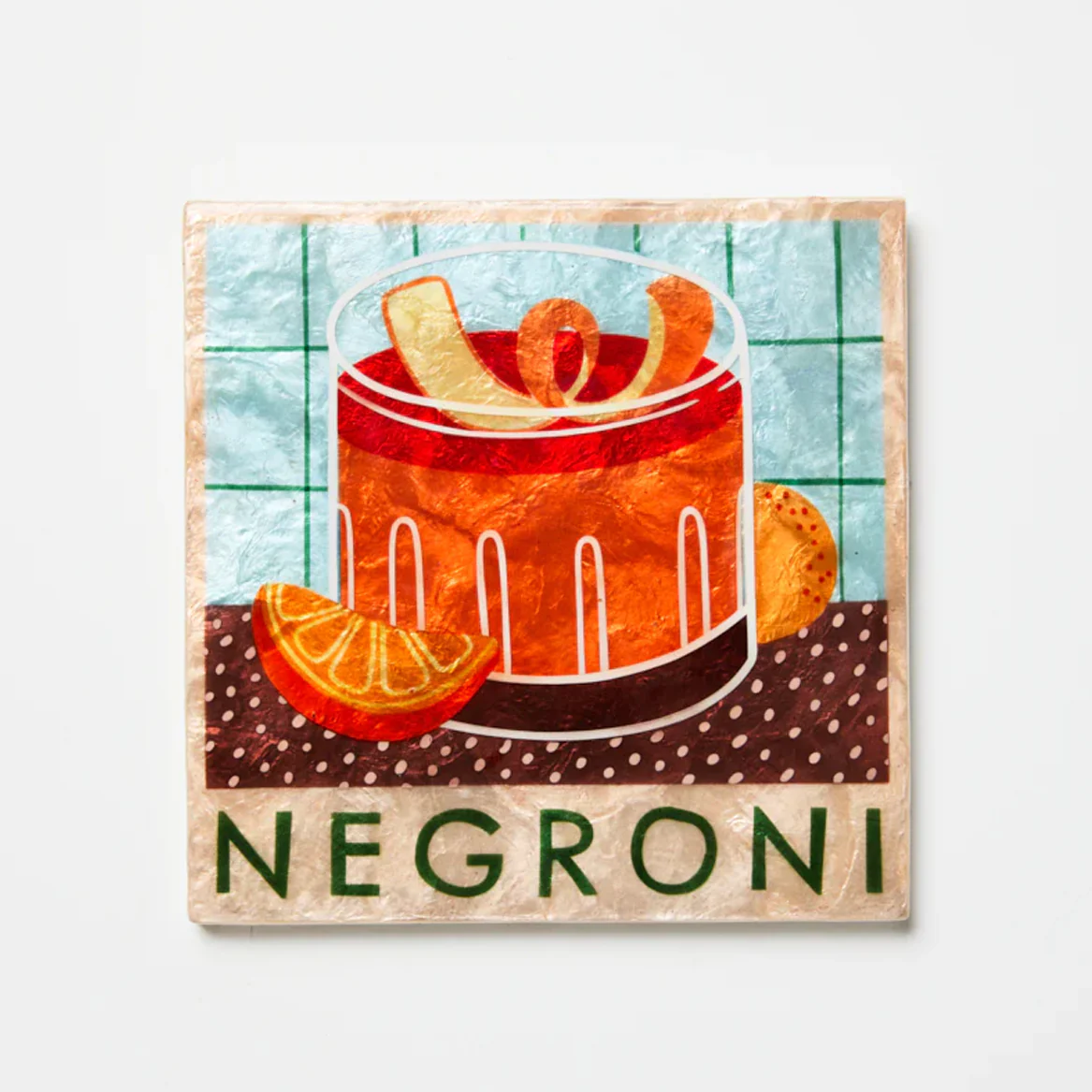 Happy Hour Negroni Wall Tile