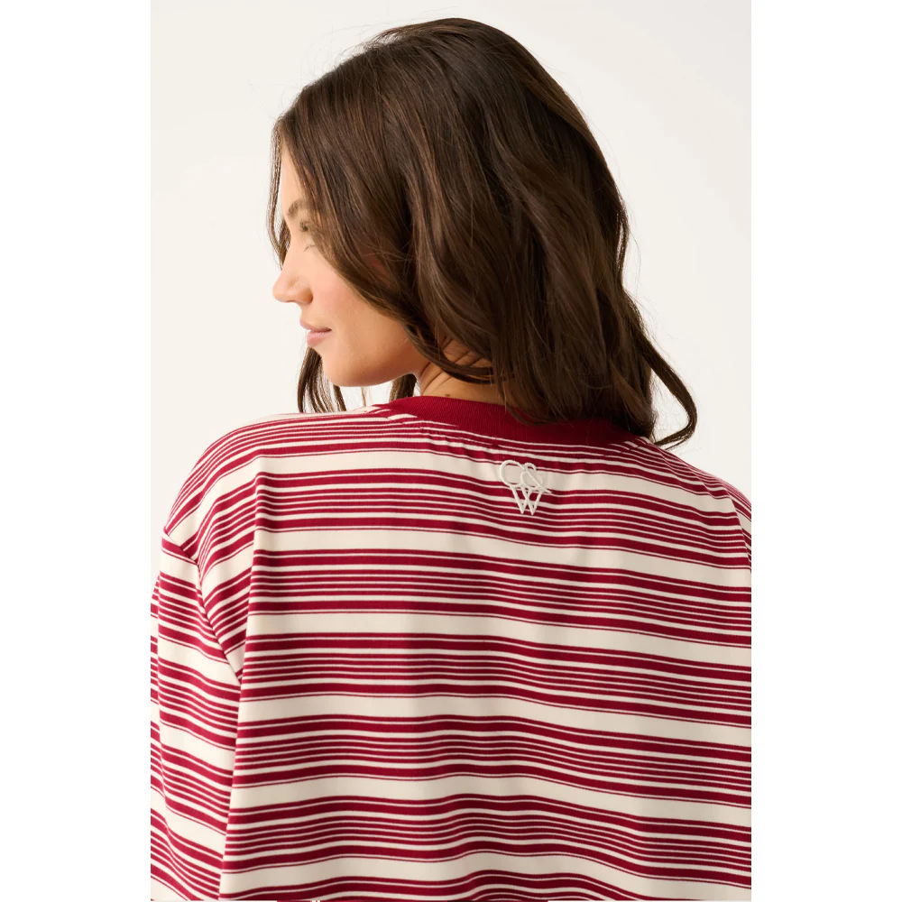 Harley Long Sleeve - Mulberry Stripe - Image 5