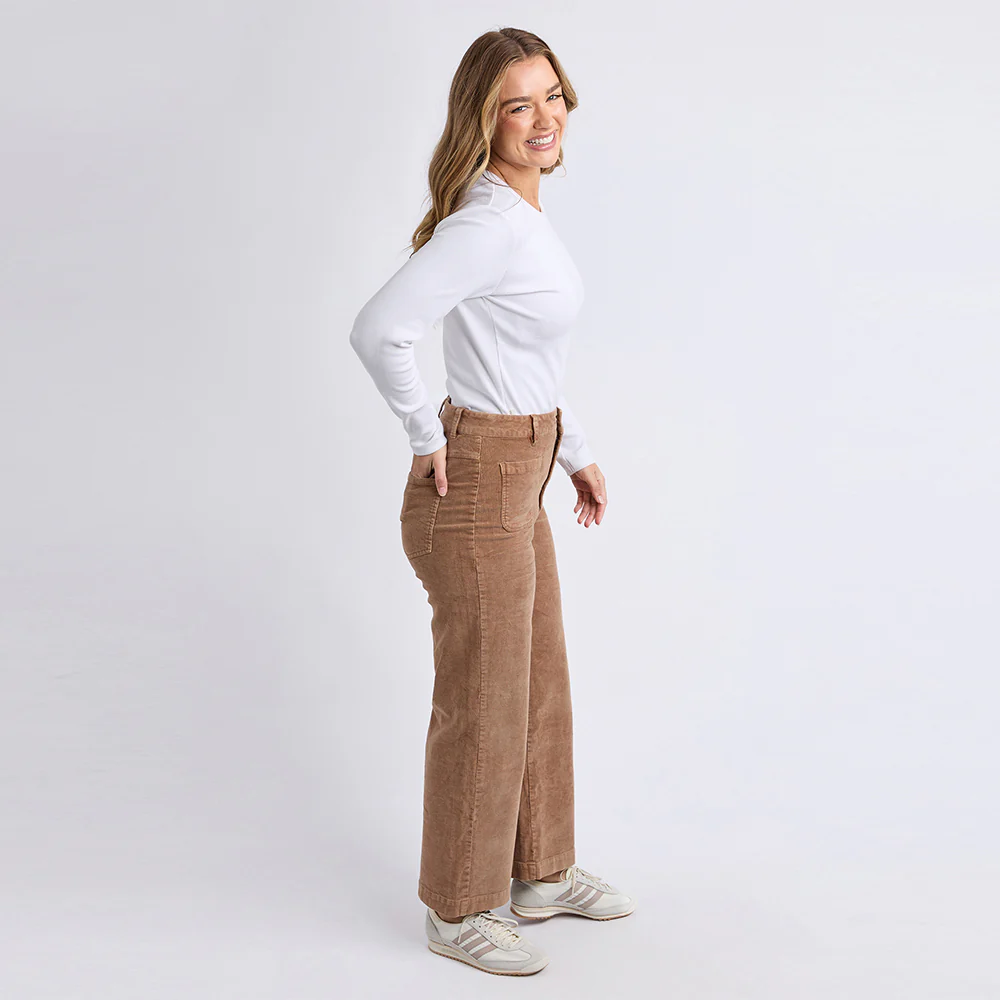 Henrietta Cord Pant - Toasted Coconut - Image 5