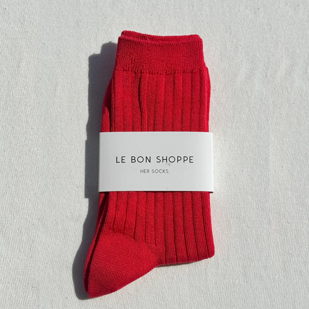 Her Socks - Classic Red
