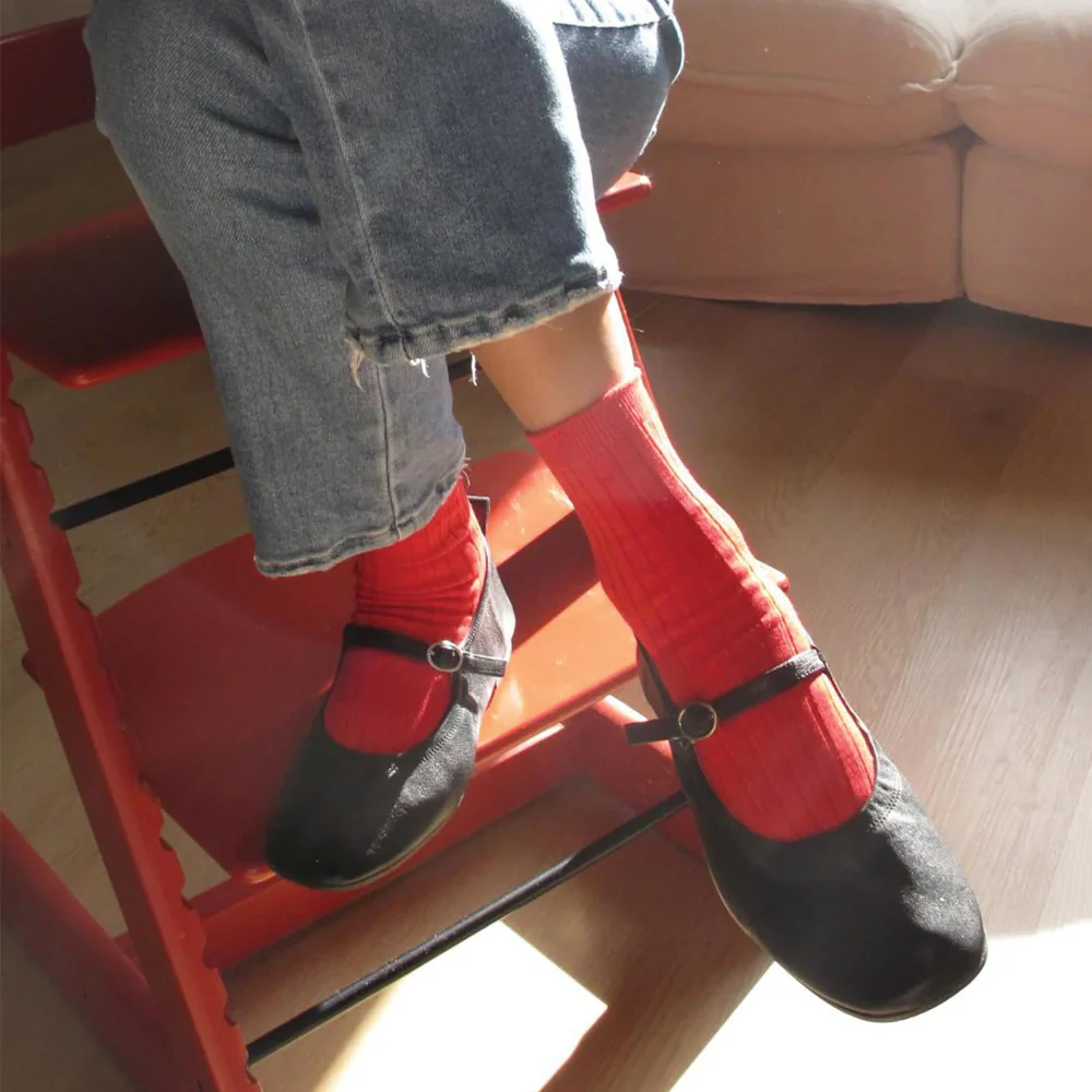 Her Socks - Classic Red - Image 4