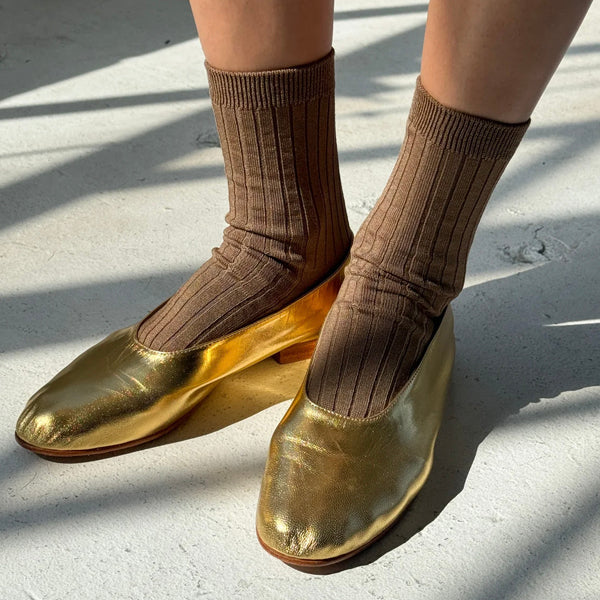 Her Socks - Dark Tan - Image 3