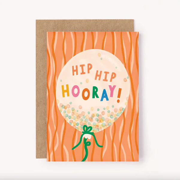 Hip Hip Hooray Birthday Card