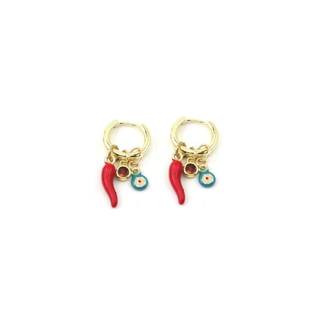 Hot Chilli Charm Huggie