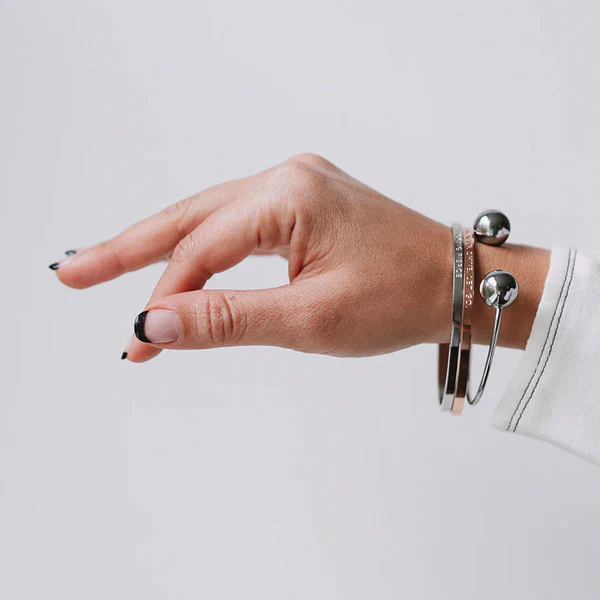 I'm Mostly Peace, Love, Light And A Little Go F**K Yourself Bangle - Image 4