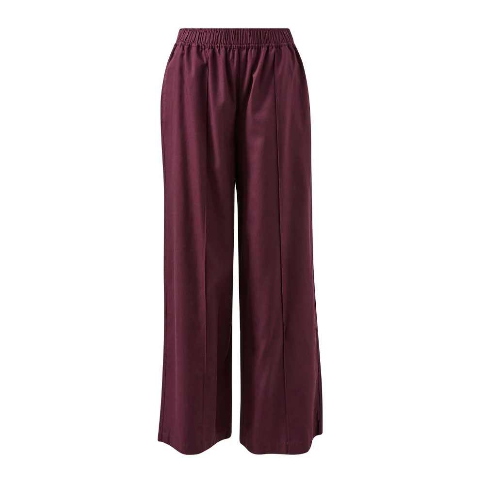 Izzie Pinstitch Pant - Burgundy - Image 5