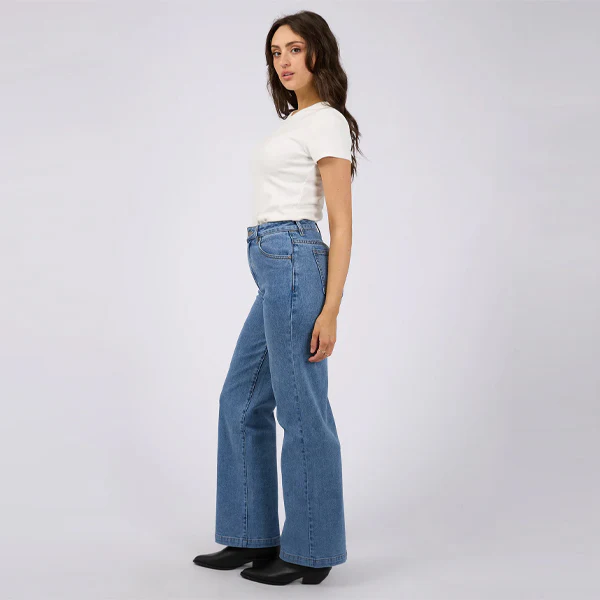 Jacqui Wide Leg Jean - Heritage Blue - Image 4