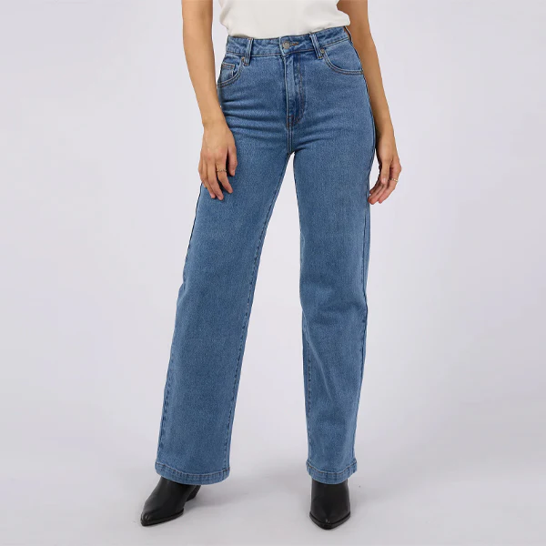 Jacqui Wide Leg Jean - Heritage Blue - Image 5