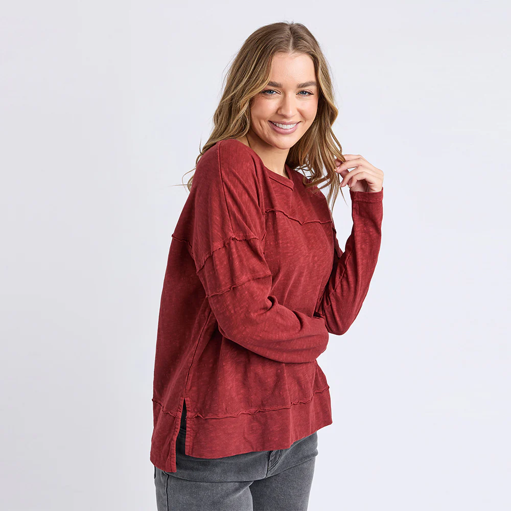 Jayne Throw On Top - Russet Brown - Image 3