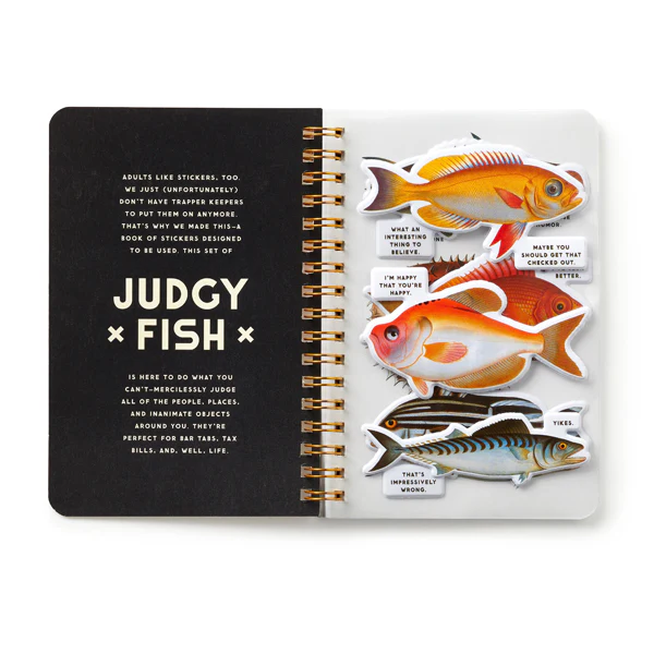 Judgy Fish Sticker Book - Image 2