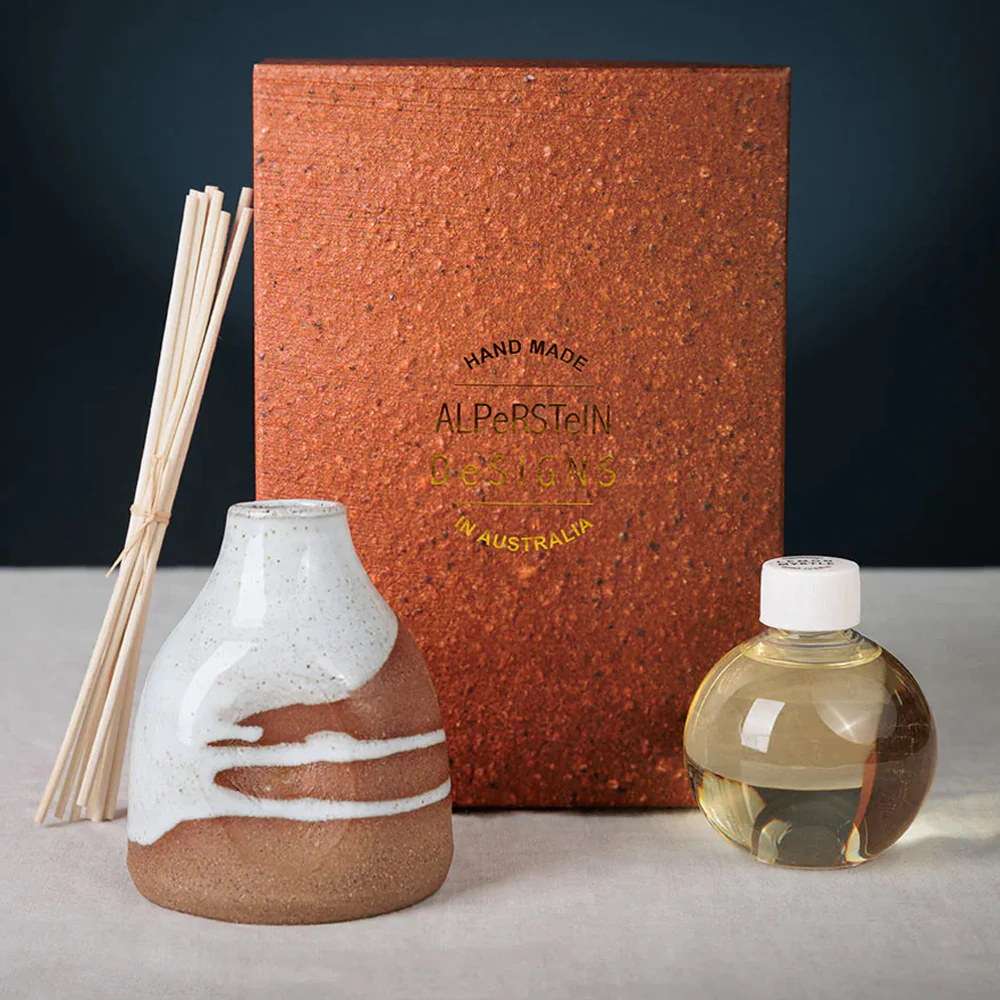 Lemon Myrtle Hand Thrown Diffuser Set