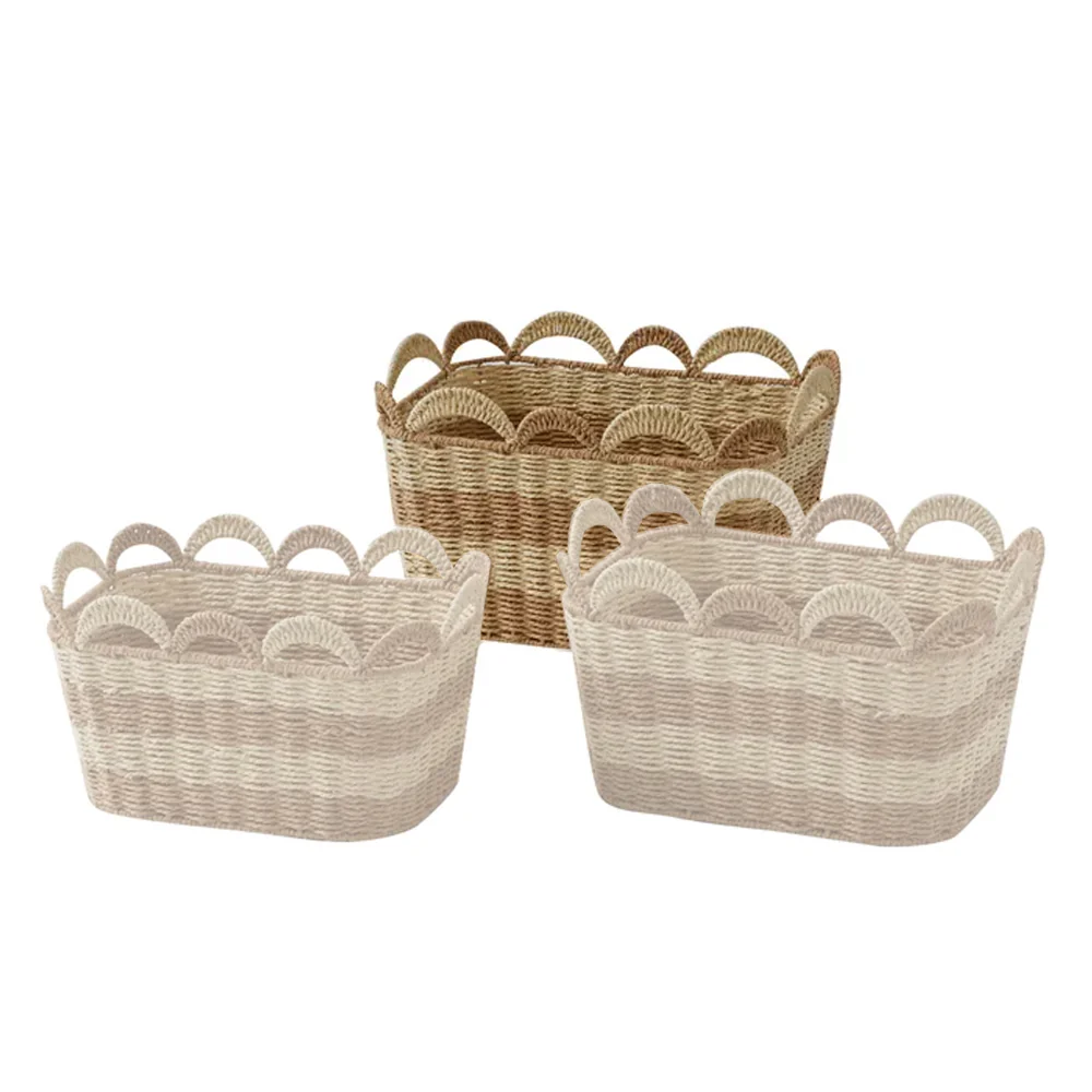 Leo Paper Rectangular Basket - Large