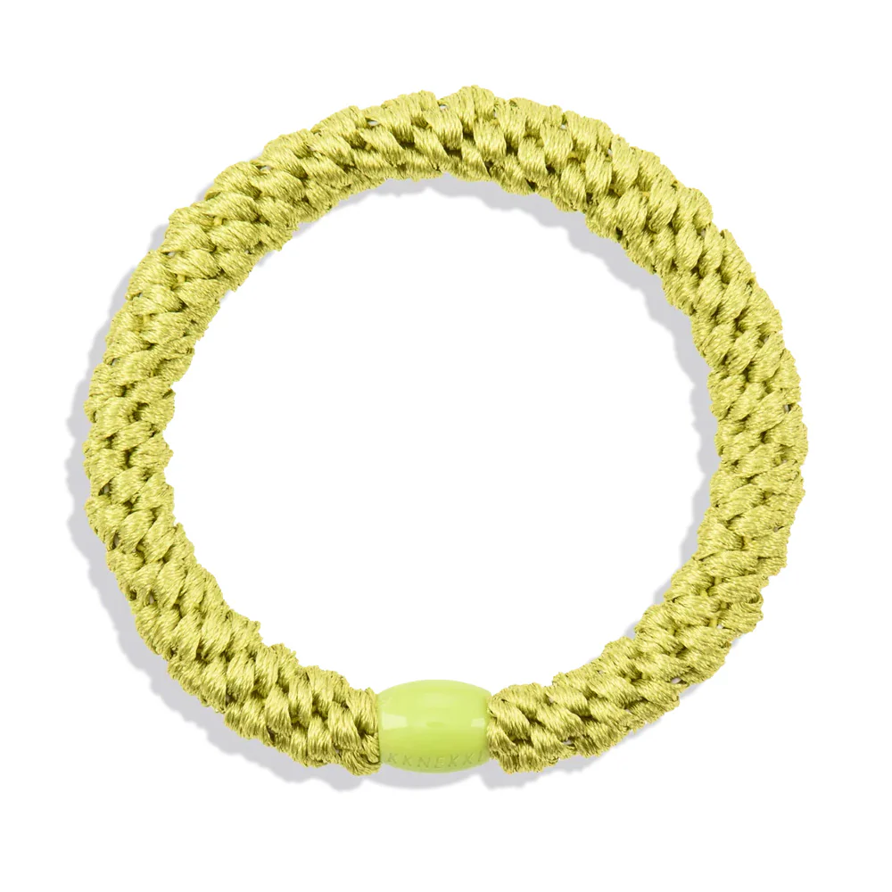 Light Olive Neon Hair Tie