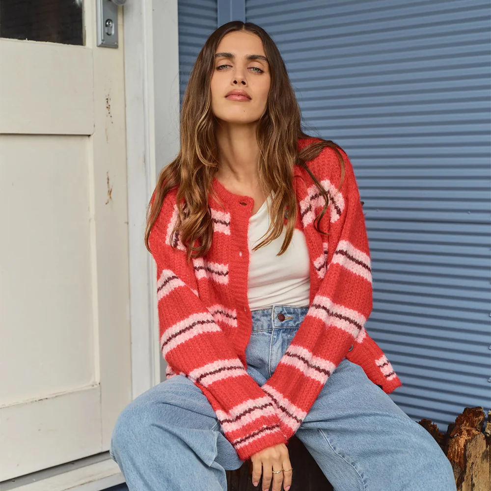 Livia Cardigan - Stripe