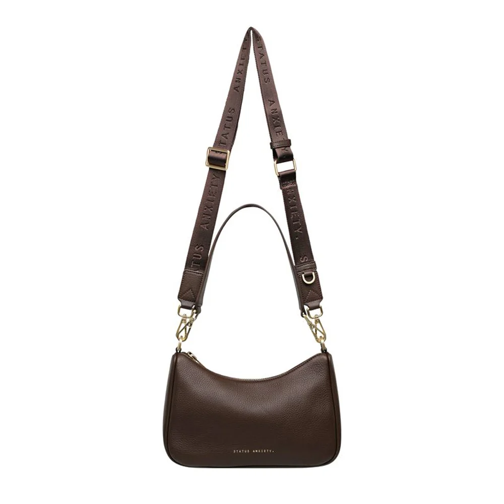 Look Both Ways Bag - Cocoa/Brushed Gold