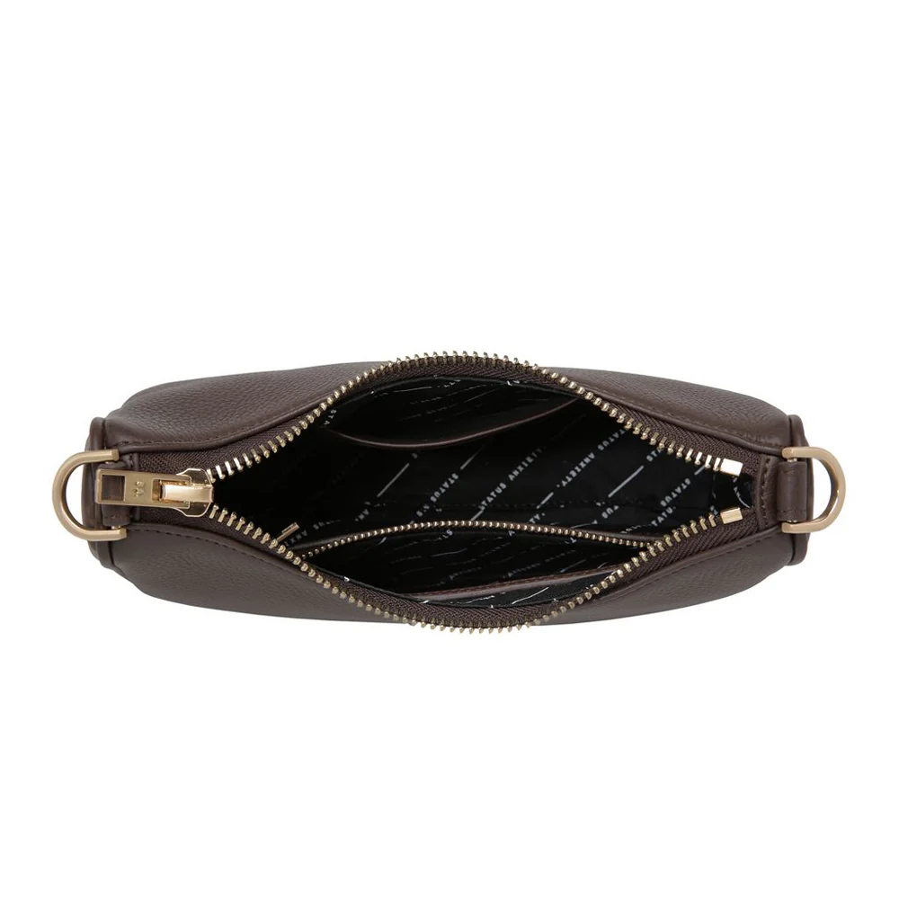 Look Both Ways Bag - Cocoa/Brushed Gold - Image 3