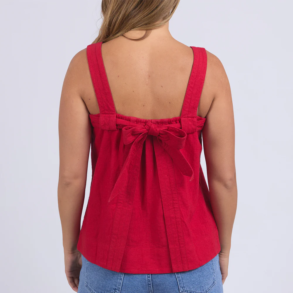 Lourdes Top - Crimson - Image 4