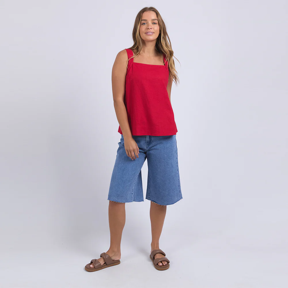 Lourdes Top - Crimson - Image 5