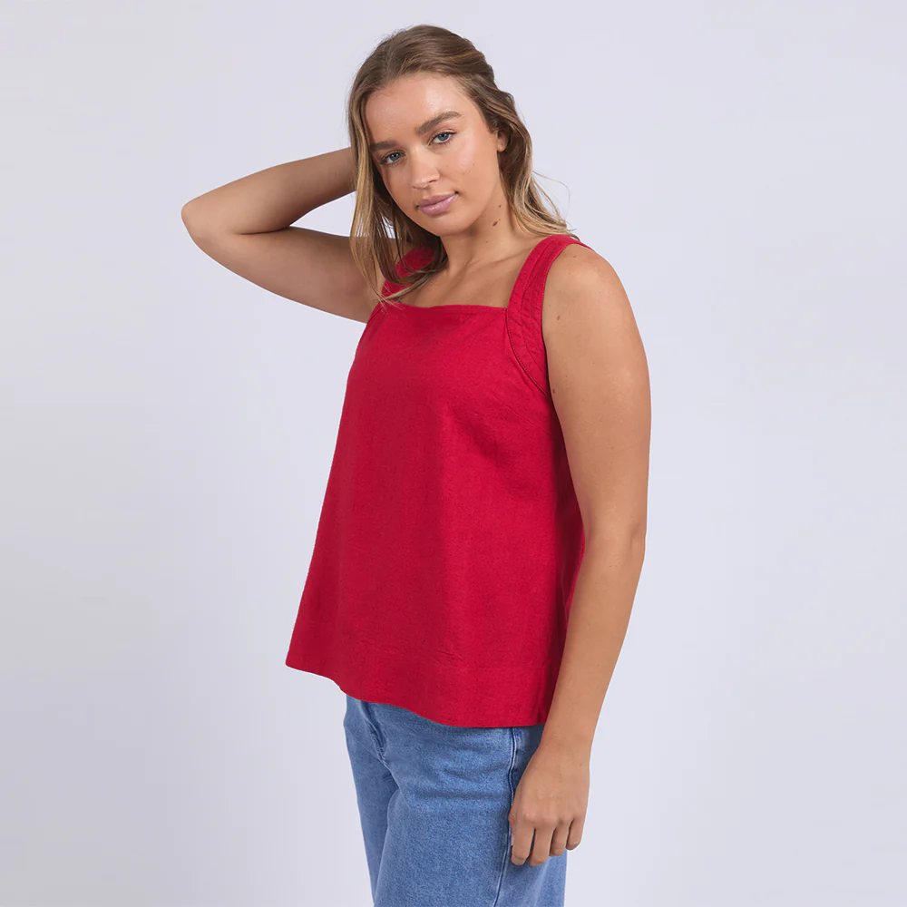 Lourdes Top - Crimson - Image 6