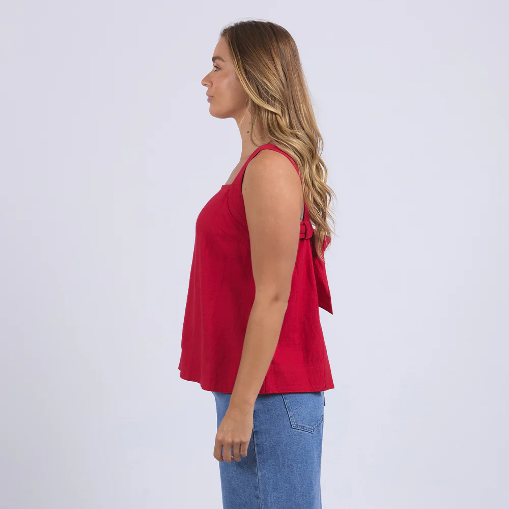 Lourdes Top - Crimson - Image 8