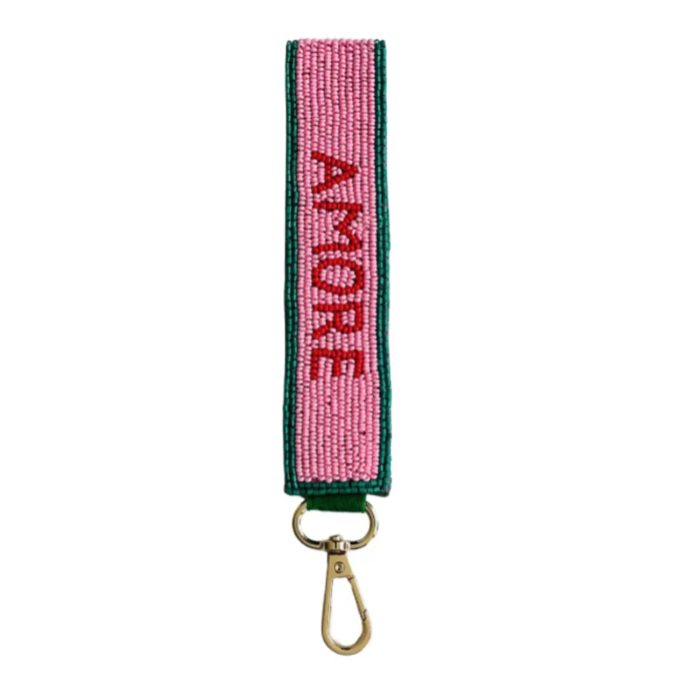 Love Amore Green/Pink Keychain - Image 2