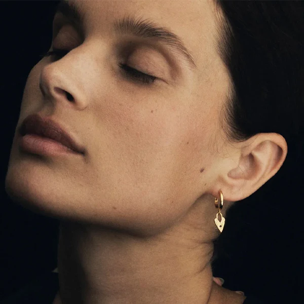 Lover Earrings - Gold - Image 2