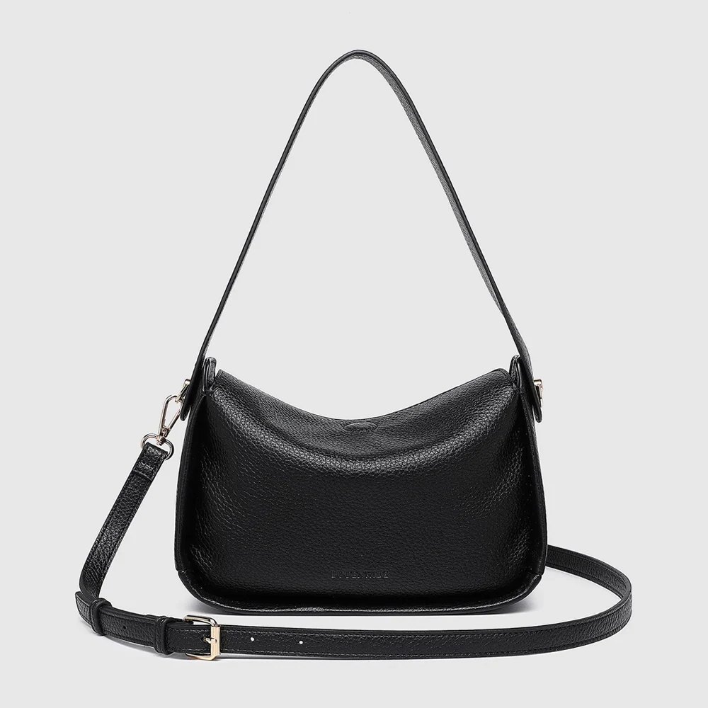Maddie Shoulder Bag - Black - Image 3
