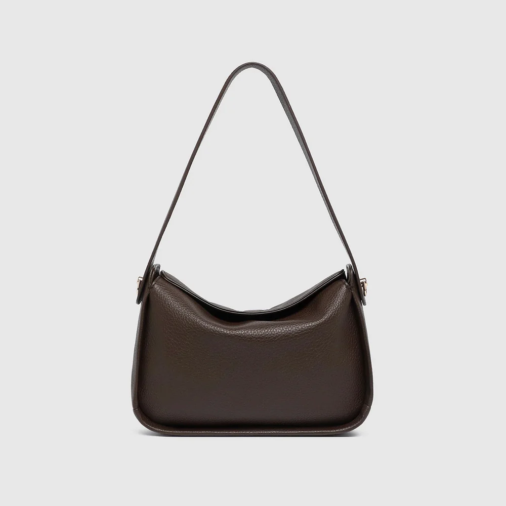 Maddie Shoulder Bag - Chocolate - Image 4
