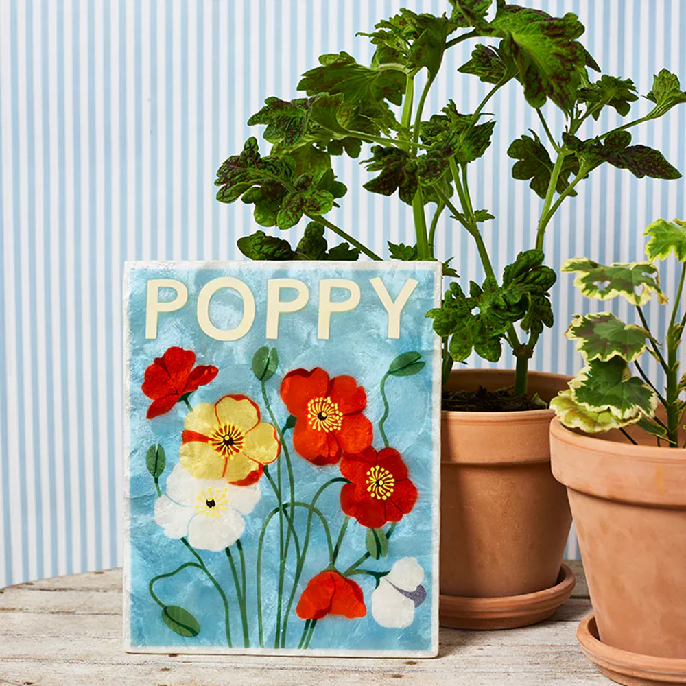 Market Poppy Wall Tile - Image 2
