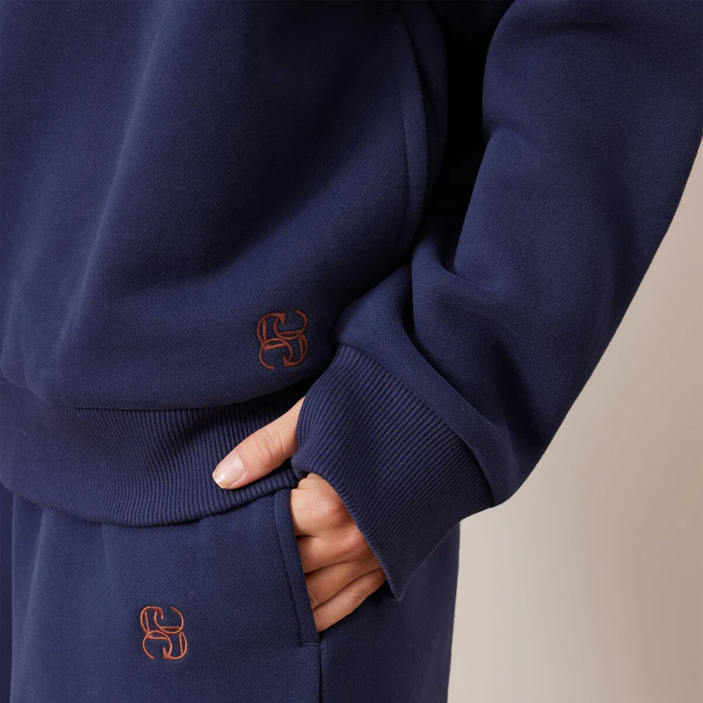 Marli Button Sweat - Heritage Navy - Image 8