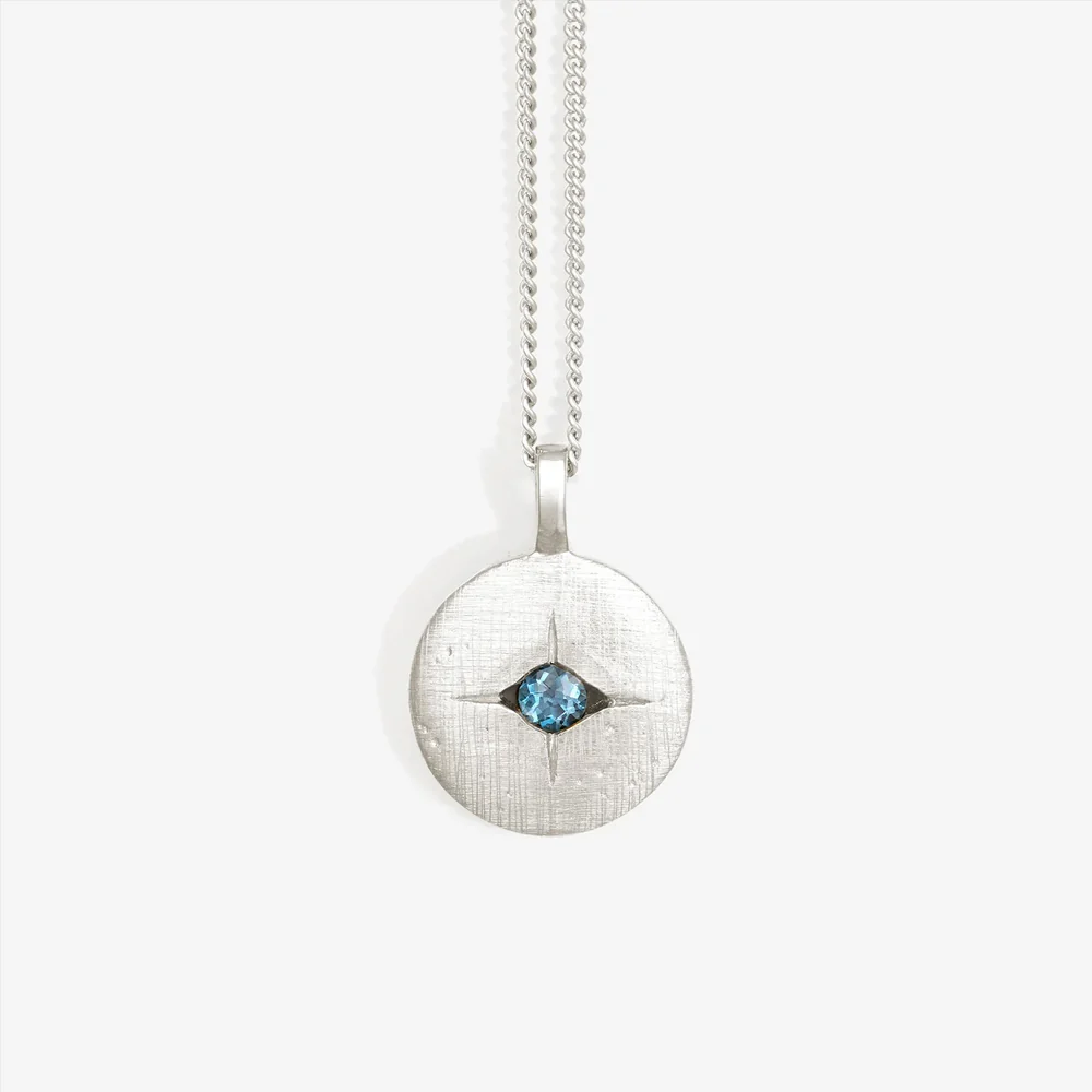 Mavi Eye Necklace Silver