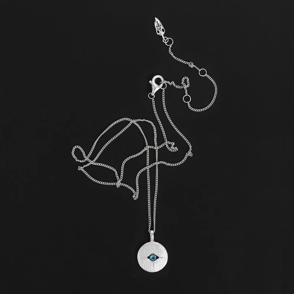 Mavi Eye Necklace Silver - Image 4