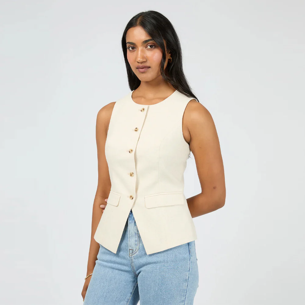 Mavis Vest - Natural - Image 3