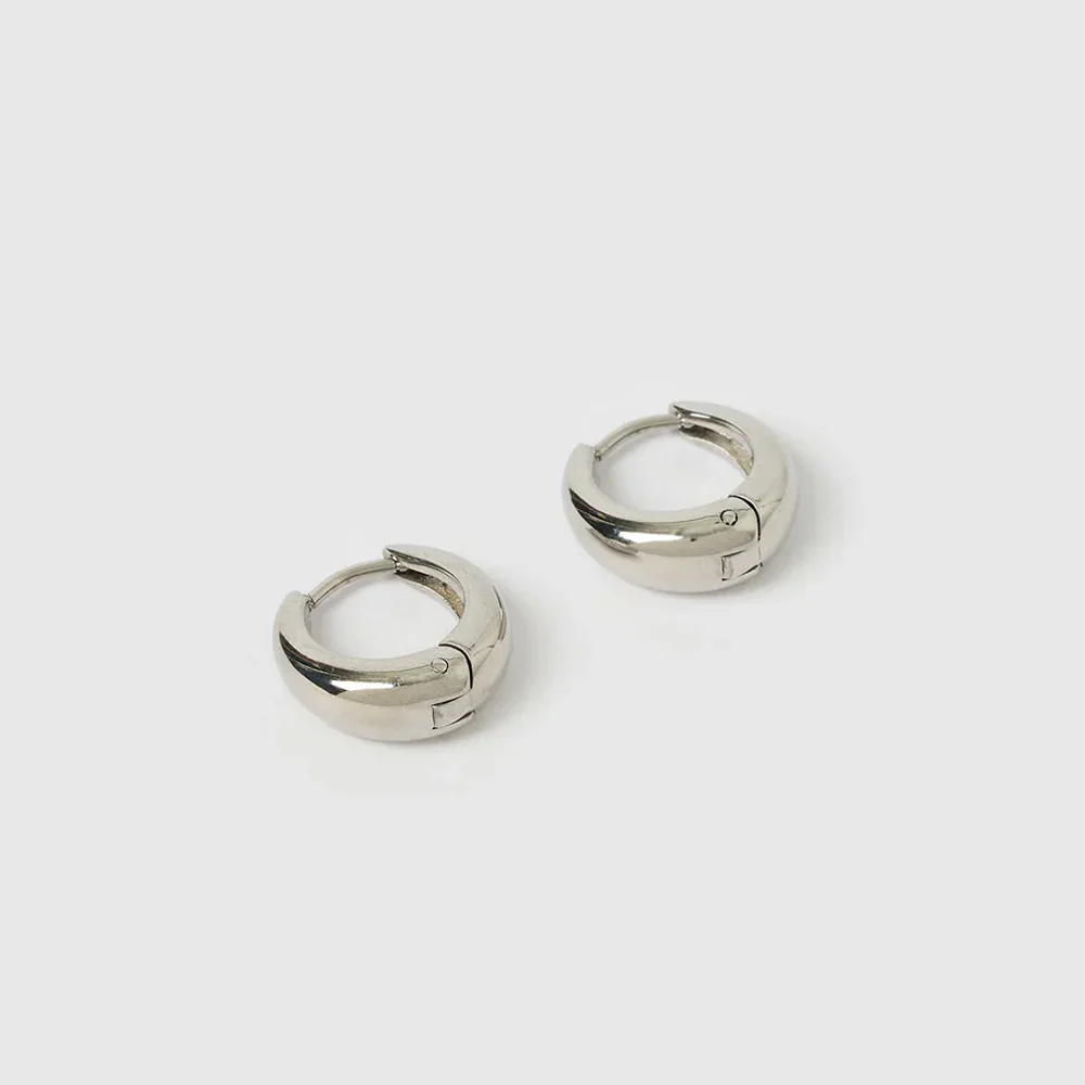 Max Silver Earring - Midi