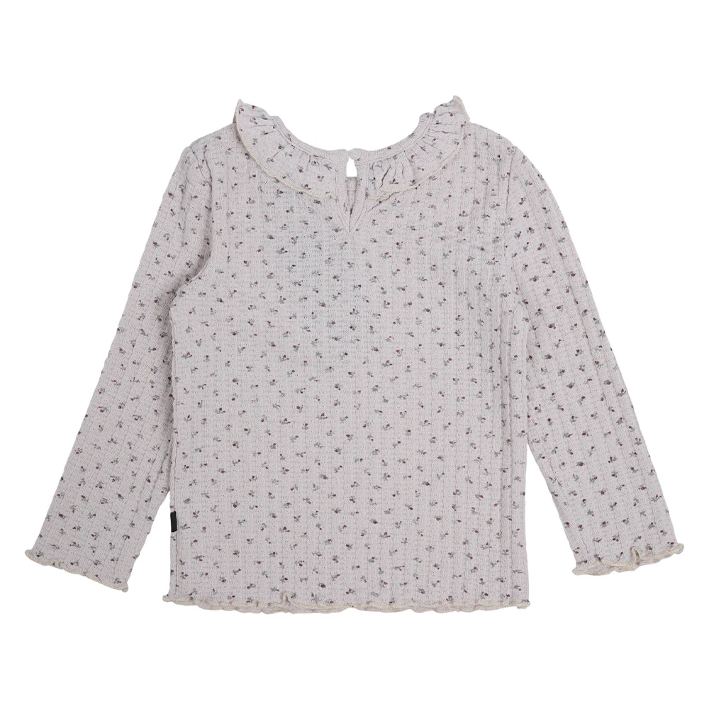 Meribel Long Sleeve Rib - Print - Image 3
