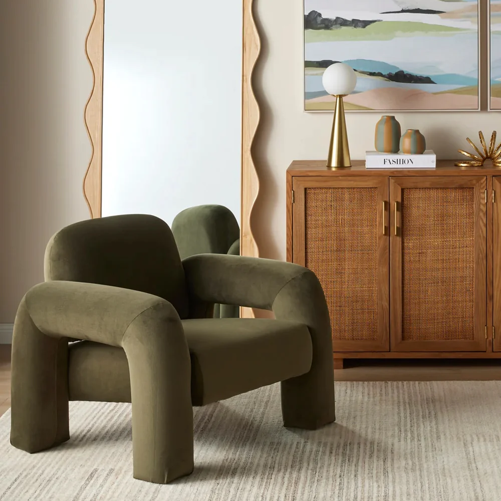 Mia Armchair - Green - Image 2