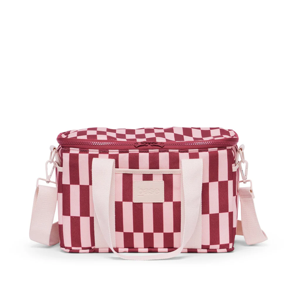 Midi Cool Base - Burgundy / Peony Check
