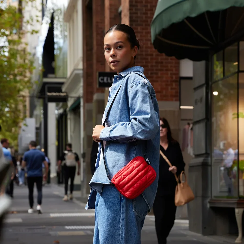 Mini Base Bag - Cherry Red - Image 3
