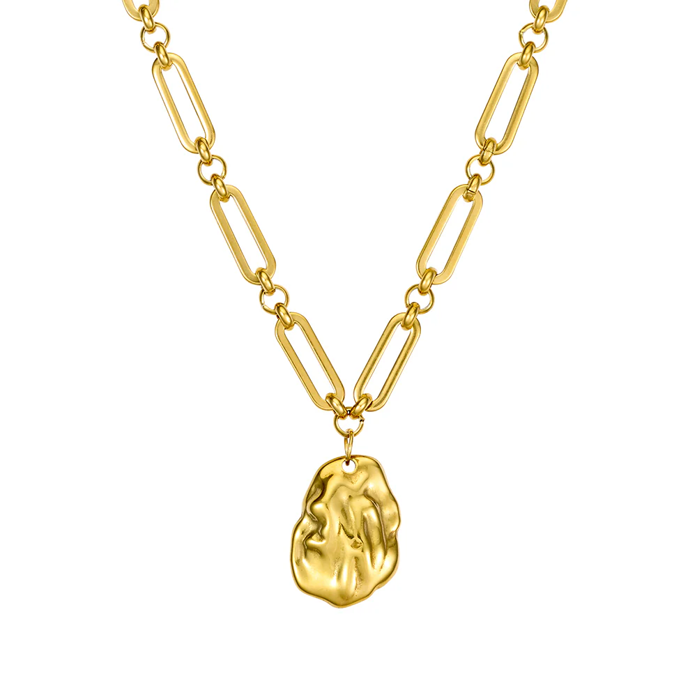 Molten Necklace Gold