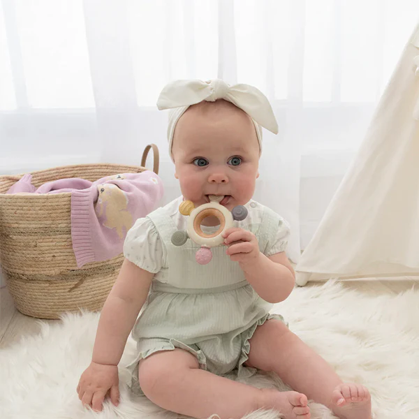 Multi-Surface Teething Wheel - Rose - Image 2