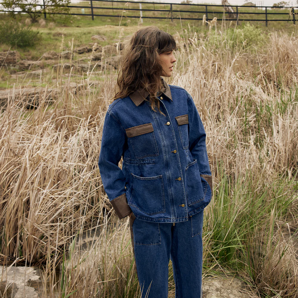 Niamh Denim Jacket - Mid Blue - Image 2