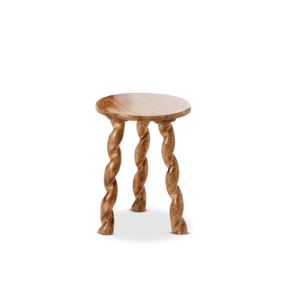 Nichols Twist Leg Side Table - Small