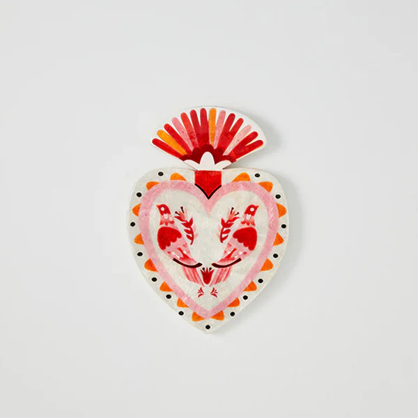 Pajaro Pink Heart Wall Tile